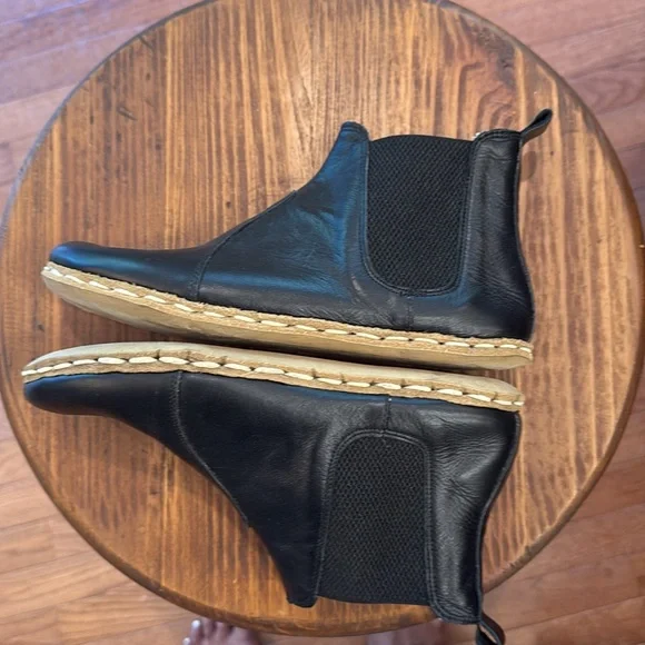 Atlantis barefoot minimalist Chelsea Boots New size 8.5 leather made in Europe - Picture 9 of 9
